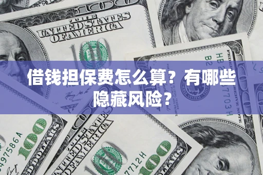 武汉借钱担保费怎么算？有哪些隐藏风险？