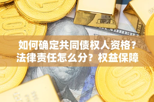 武汉如何确定共同债权人资格？法律责任怎么分？权益保障技巧揭秘！
