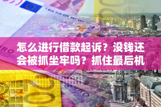 武汉怎么进行借款起诉？没钱还会被抓坐牢吗？抓住最后机会！