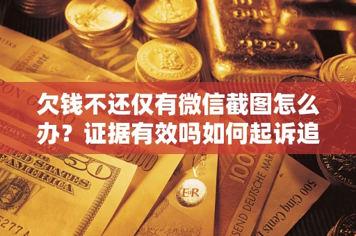 武汉欠钱不还仅有微信截图怎么办？证据有效吗如何起诉追回欠款？