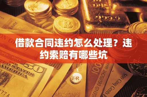 武汉借款合同违约怎么处理？违约索赔有哪些坑