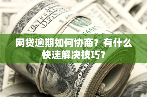武汉网贷逾期如何协商？有什么快速解决技巧？