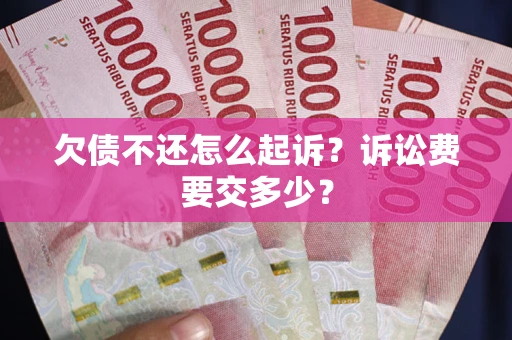 武汉欠债不还怎么起诉？诉讼费要交多少？
