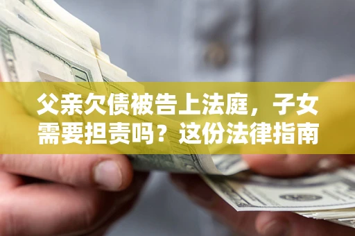 武汉父亲欠债被告上法庭，子女需要担责吗？这份法律指南必须看完