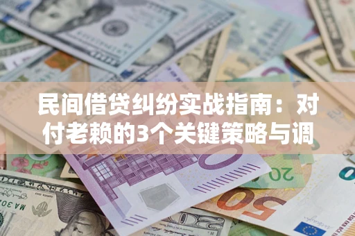 武汉民间借贷纠纷实战指南：对付老赖的3个关键策略与调解盲区解析