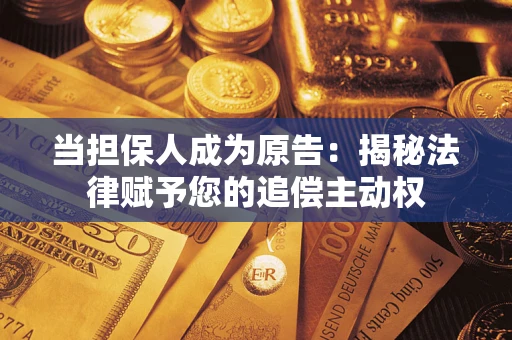 武汉当担保人成为原告：揭秘法律赋予您的追偿主动权
