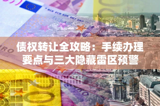 武汉债权转让全攻略：手续办理要点与三大隐藏雷区预警