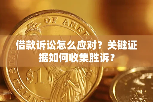 武汉借款诉讼怎么应对？关键证据如何收集胜诉？