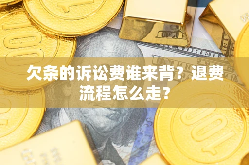 武汉欠条的诉讼费谁来背？退费流程怎么走？